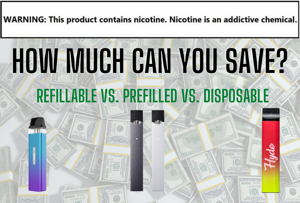 Prefilled vs. Refillable vs. Disposable Vapes