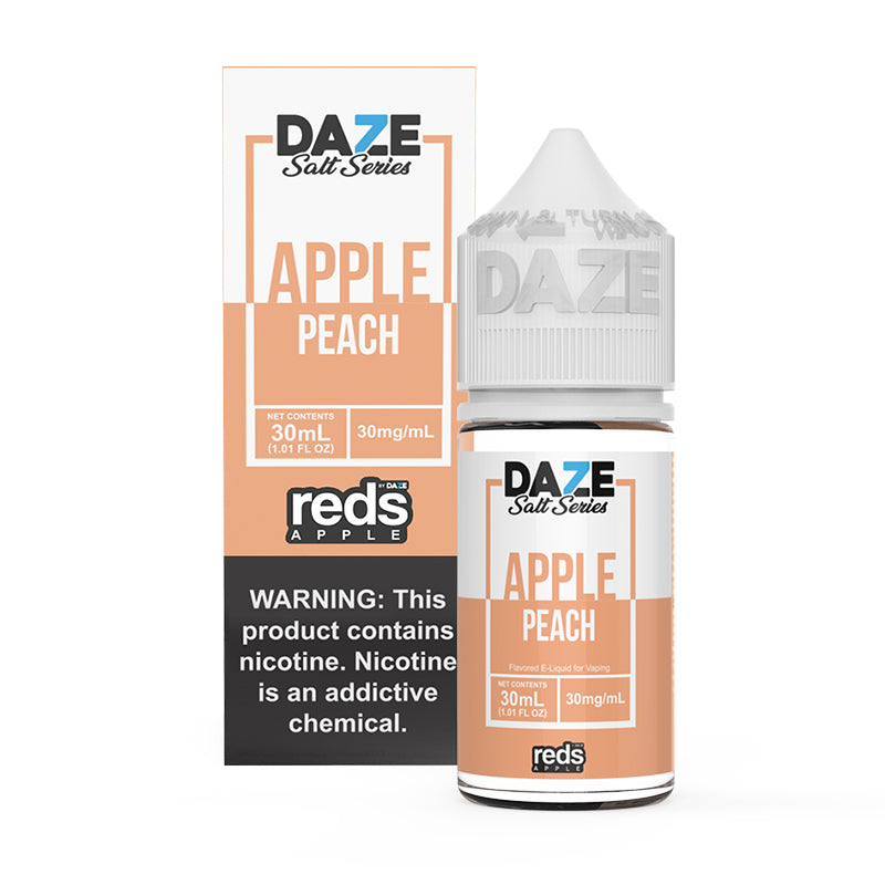 Reds Apple Synthetic Salt - Peach - 30ml Box Bottle | Mad Vapes