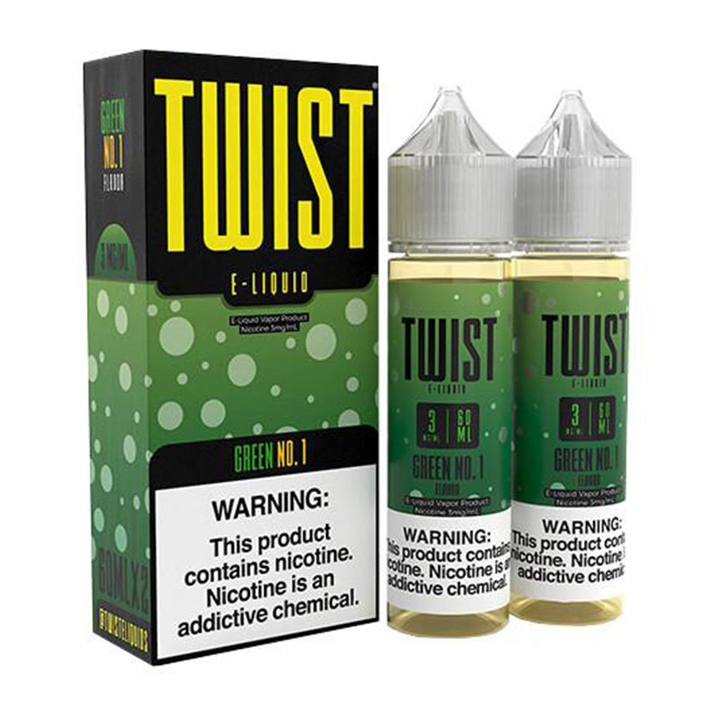 Twist E-Liquids 120ml - Green No. 1 Twin Pack | MadVapes