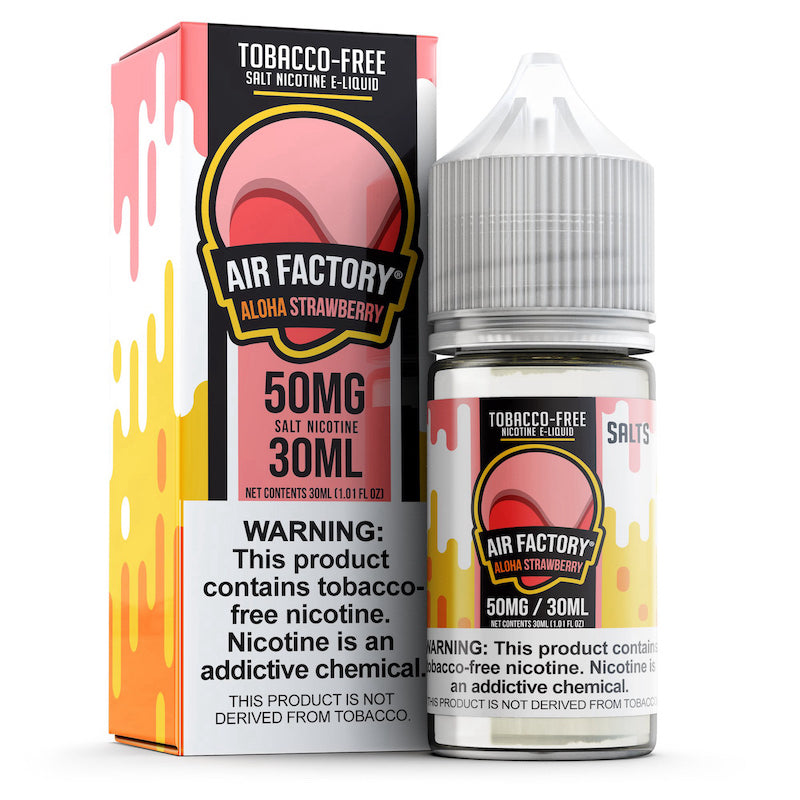 Air Factory Synthetic Salt - 30ml Box Bottle - Aloha Strawberry