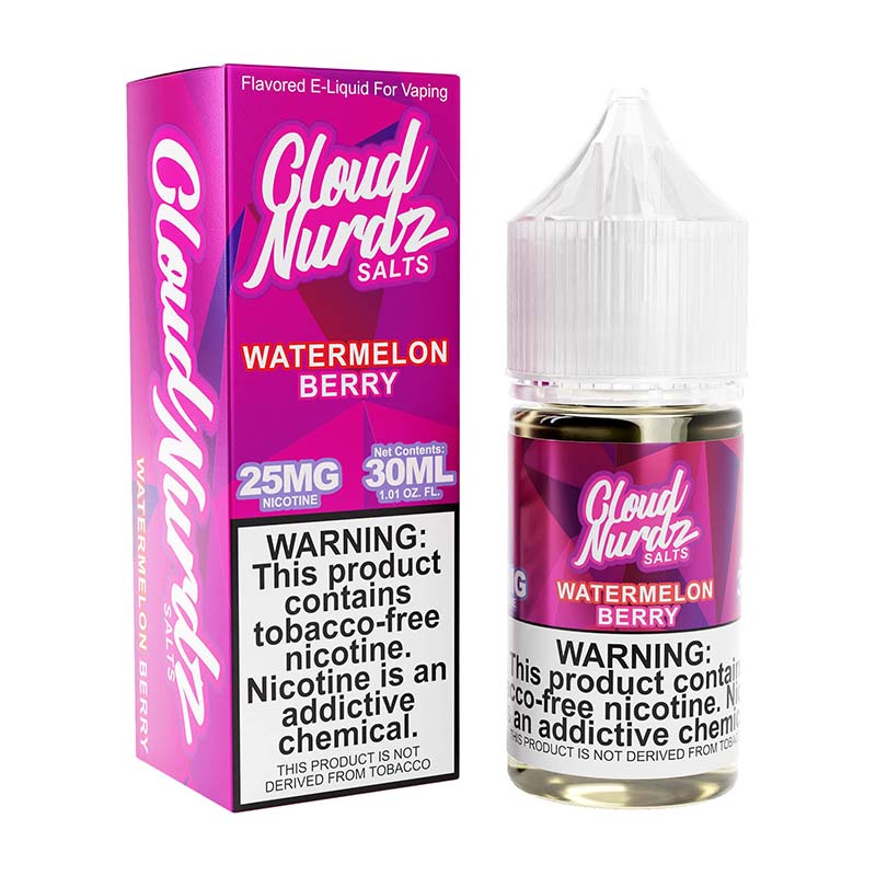 Cloud Nurdz Salt TFN - 30ml Bottle - Watermelon Berry