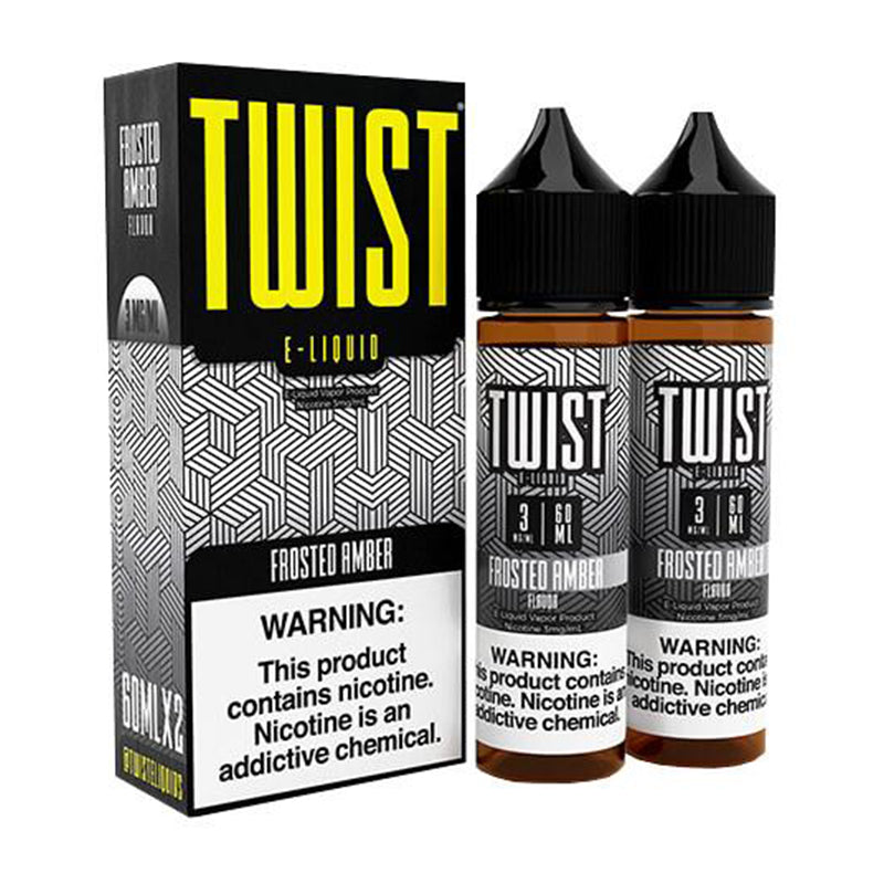 Twist E-Liquids 120ml - Frosted Amber Twin Pack | MadVapes