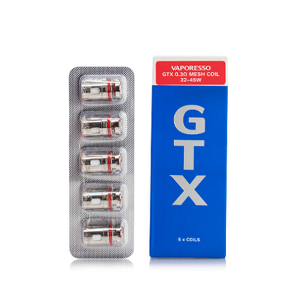 Vaporesso GTX Replacement Coils, 5 Pack