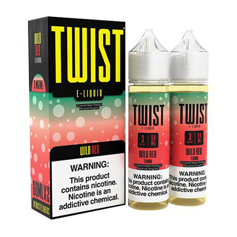 Twist E-Liquids 120ml - Wild Red Twin Pack | MadVapes