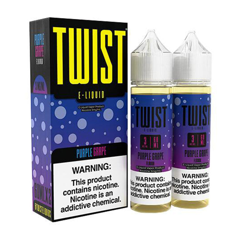 Twist E-Liquids 120ml - Purple Grape Twin Pack | MadVapes