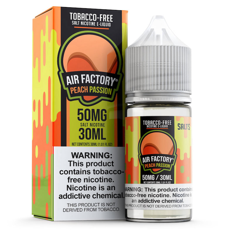 Air Factory Synthetic Salt - 30ml Box Bottle - Peach Passion