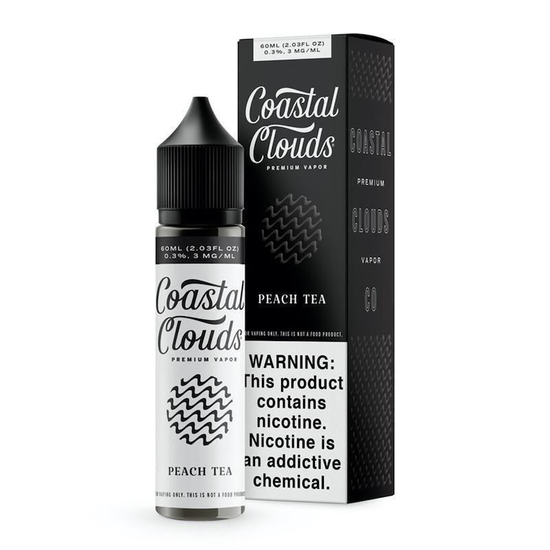 Coastal Clouds 60ml - Peach Tea | Madvapes