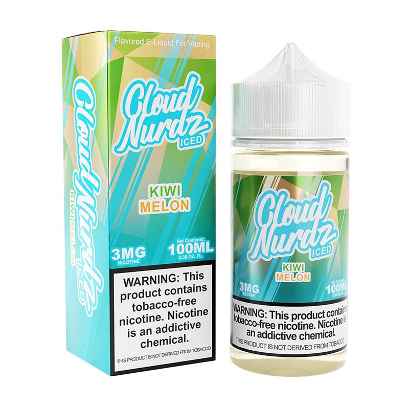 Cloud Nurdz TFN - 100ml Bottle - Kiwi Melon Iced