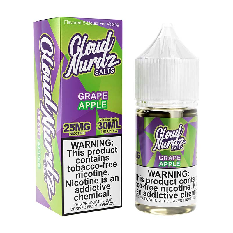 Cloud Nurdz Salt TFN - 30ml Bottle - Grape Apple
