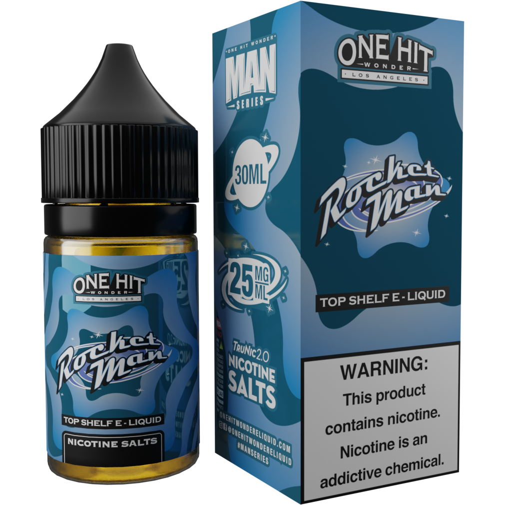 Rocket Man Vape Box and Bottle