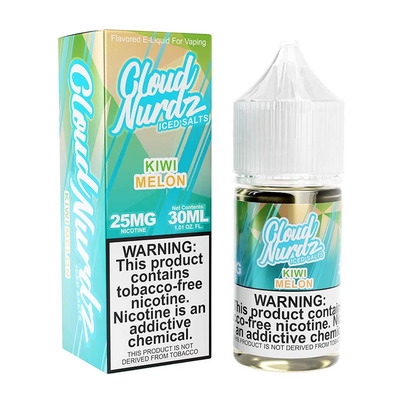 Cloud Nurdz Salt TFN - 30ml Bottle - Kiwi Melon Iced
