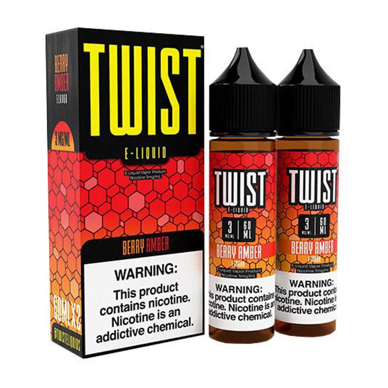 Twist E-Liquids 120ml - Berry Amber Twin Pack | MadVapes