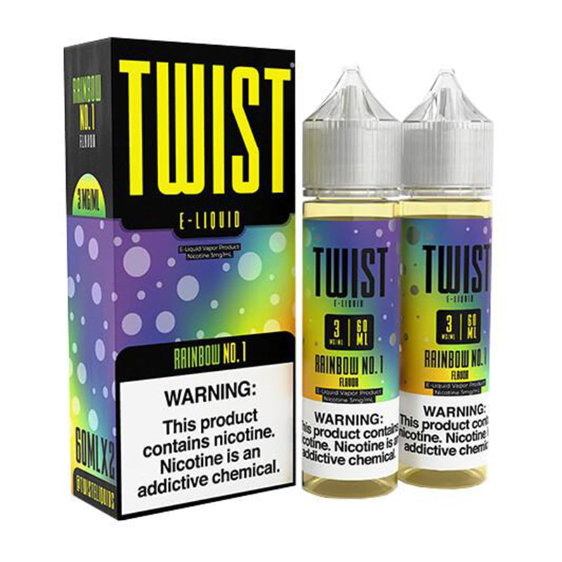 Twist E-Liquids 120ml - Rainbow No. 1 Twin Pack | MadVapes