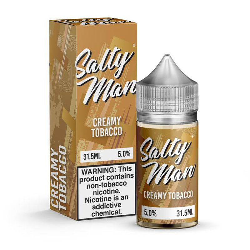 Salty Man NTN - 30ml Bottle - Creamy Tobacco