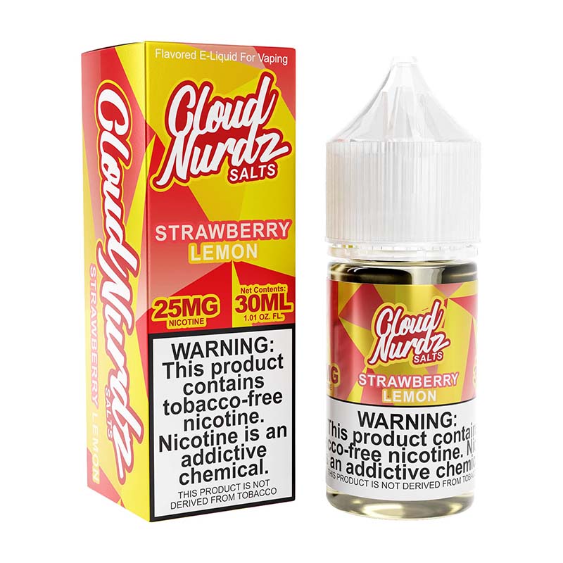 Cloud Nurdz Salt TFN - 30ml Bottle - Strawberry Lemon