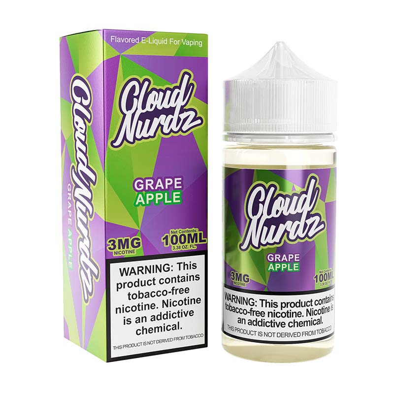 Cloud Nurdz TFN - 100ml Bottle - Grape Apple