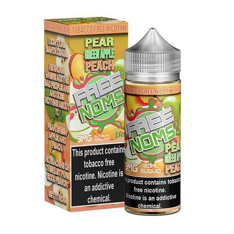 Free Noms - 120ml Bottle - Pear Green Apple Peach