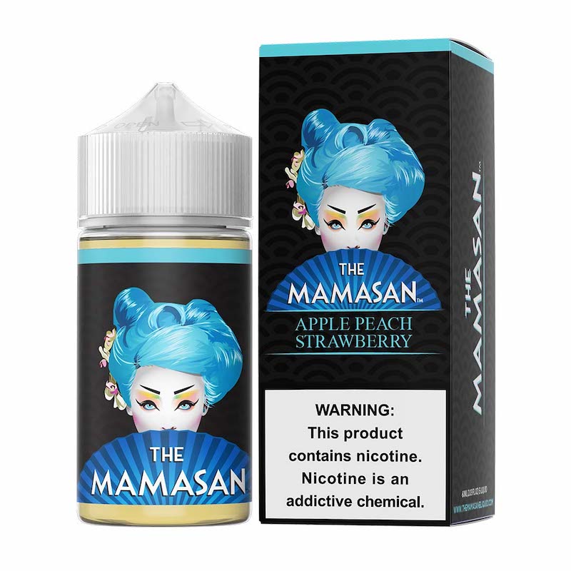 The Mamasan - 60ml Box Bottle - Apple Peach Strawberry | MadVapes