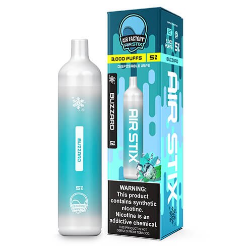 Air Factory - Air Stix 3000 Disposable Vape Pen - Blizzard | MadVapes