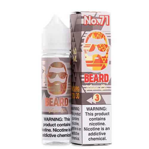 Beard Vape Co. - #71 Sweet and Sour Sugar Peach Vape Juice 0mg