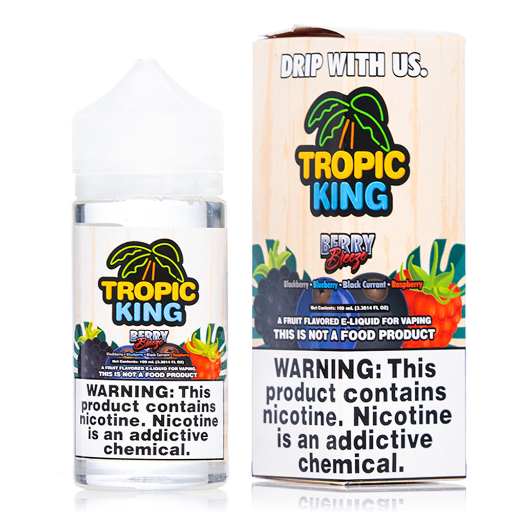 Tropic King- Berry Breeze Bottle & Box View | 100ml Vape Juice