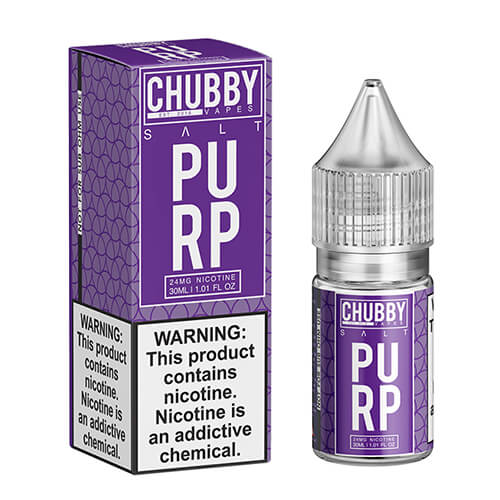 Chubby Bubble Vapes Salts - Purp Salt Vape Juice 24mg