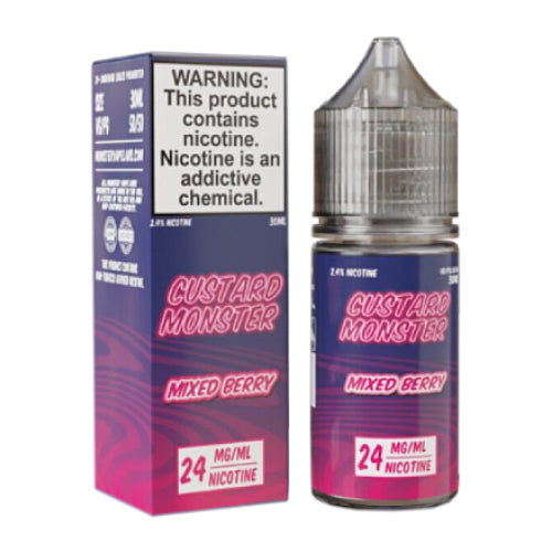 Custard Monster NTN Salt Mixed Berry eJuice