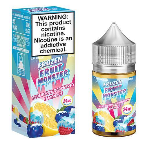Frozen Fruit Monster eJuice Salt Synthetic - Blueberry Raspberry Lemon Ice