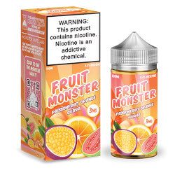 Fruit Monster eJuice - Passionfruit Orange Guava Vape Juice 0mg