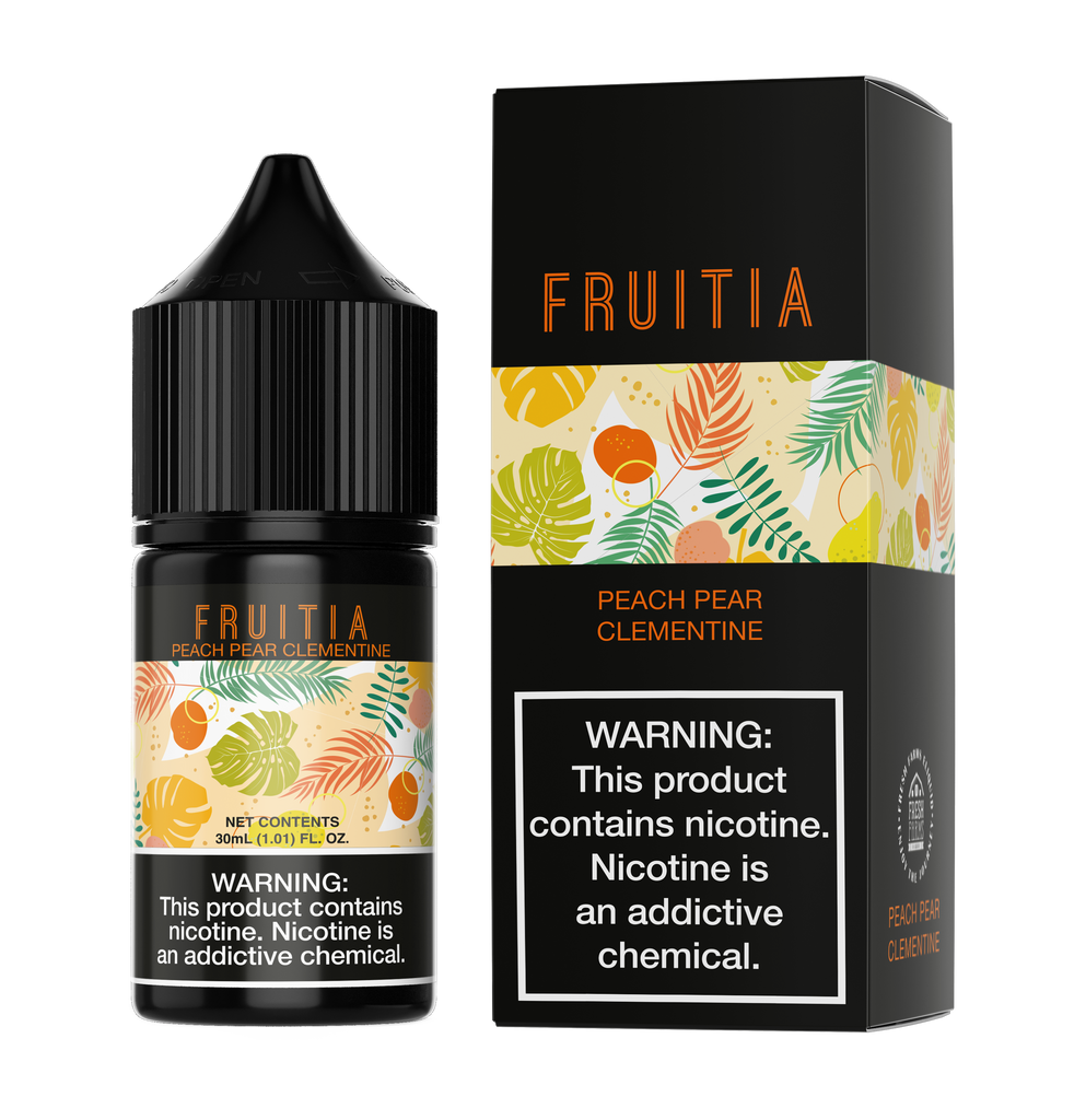 Fruitia Passion Peach Pear Clementine Salts