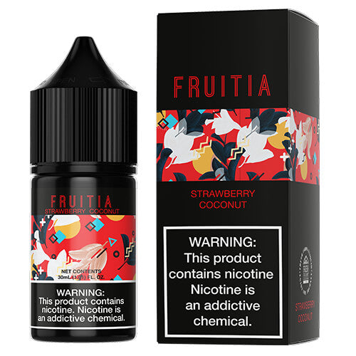 Fruitia eJuice Synthetic SALTS - Strawberry Coconut Refresher