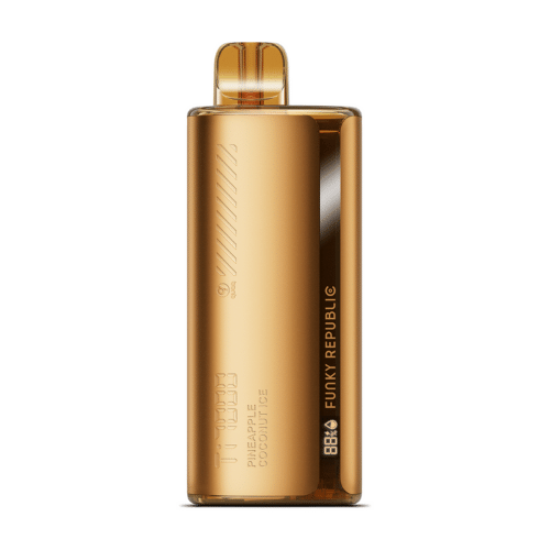 Funky Republic Ti7000 by E.B. Designs - Dispoable Vape Device - Pineapple Coconut Ice