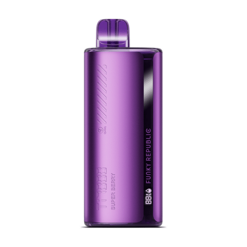 Funky Republic Ti7000 by E.B. Designs - Dispoable Vape Device - Super Berry