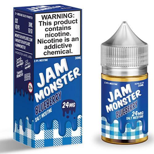 Jam Monster eJuice Salt Synthetic - Blueberry