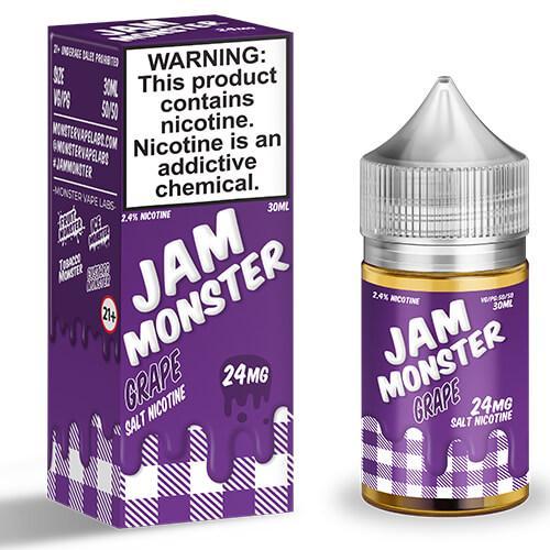 Jam Monster eJuice Salt Synthetic - Grape
