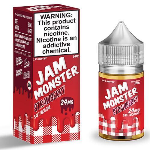 Jam Monster eJuice Salt Synthetic - Strawberry