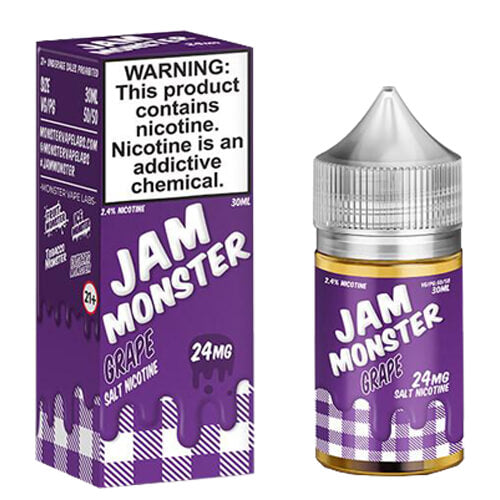 Jam Monster eJuice SALT - Grape Vape Juice 24mg