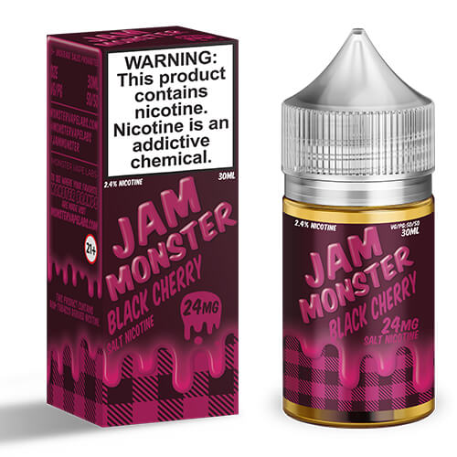 Jam Monster Tobacco-Free Salts Black Cherry | Mad Vapes