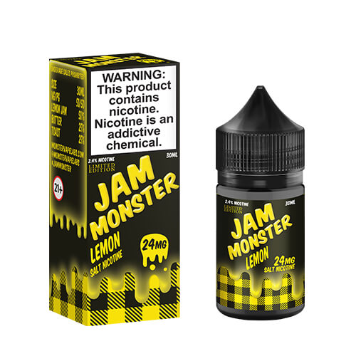 Jam Monster eJuice SALT - Lemon (Limited Edition) Vape Juice 24mg