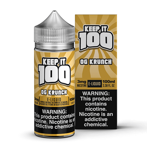 Keep It 100 Synthetic E-Juice - Krunch