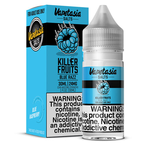 Vapetasia Killer Fruits NTN SALTS - Blue Razz - 30ml