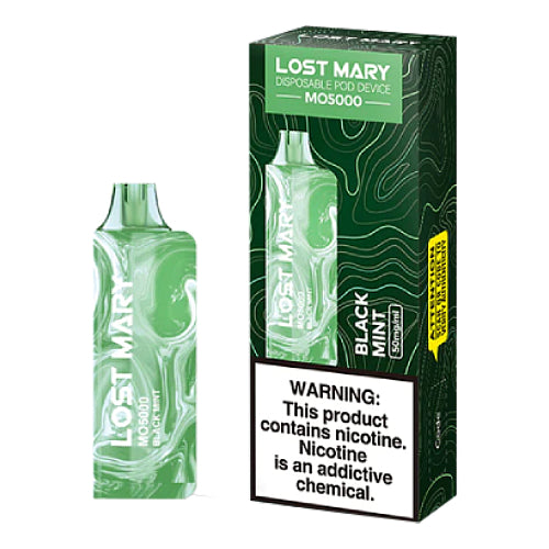 Lost Mary MO5000 - Disposable Vape Device - Black Mint