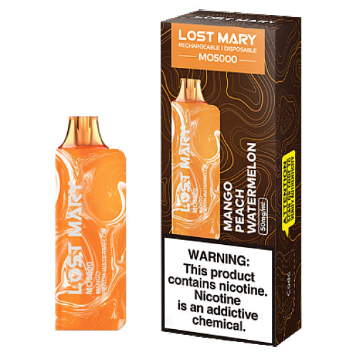 Lost Mary MO5000 - Disposable Vape Device - Mango Peach Watermelon