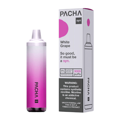 Pachamama SYNthetic 3000 Disposable - White Grape | MadVapes