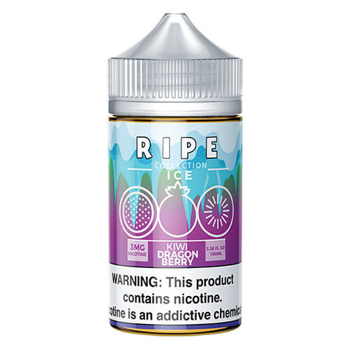 Ripe Collection on Ice by Vape 100 eJuice - Kiwi Dragon Berry on Ice Vape Juice 0mg