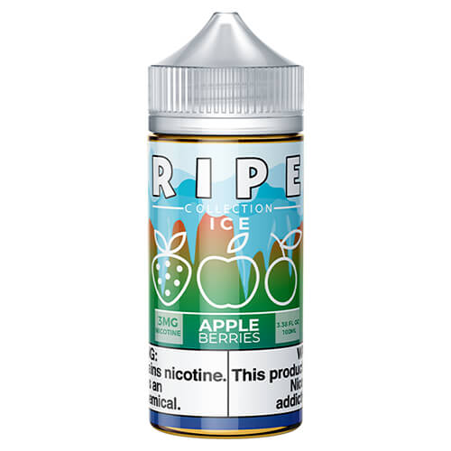 Ripe Collection on Ice by Vape 100 eJuice - Apple Berries On Ice Vape Juice 0mg