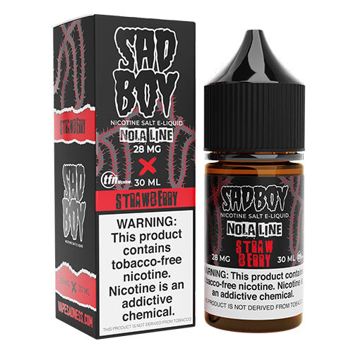Sadboy Salts Nola Line - Strawberry | MadVapes