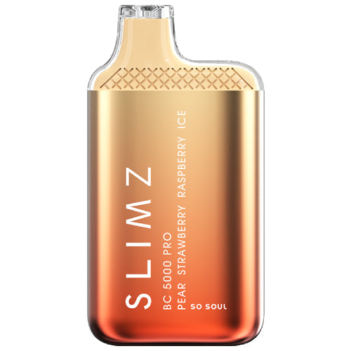 So Soul Slimz BC5000 - Disposable Vape Device - Pear Strawberry Raspberry Ice