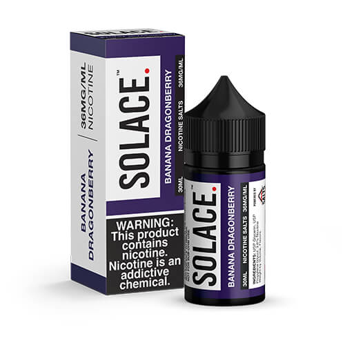 Solace Salts eJuice - Banana Dragonberry Vape Juice 36mg