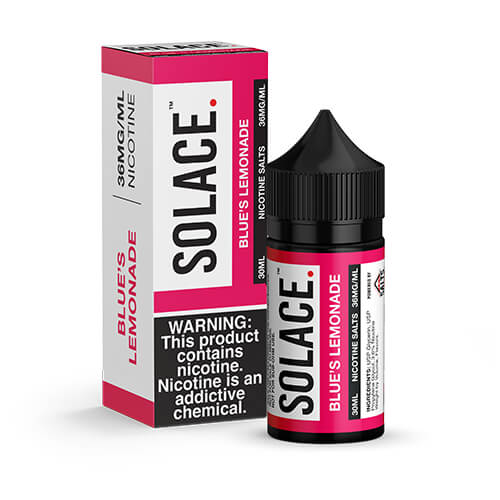 Solace Salts eJuice - Blue's Lemonade Vape Juice 36mg
